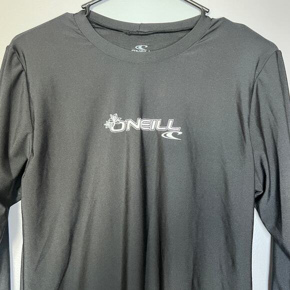 ✨O’Neill Men’s Skins Rash Guard Shirt XL Black Long Sleeve Surf Swim UPF 50+ - Picture 8 of 9